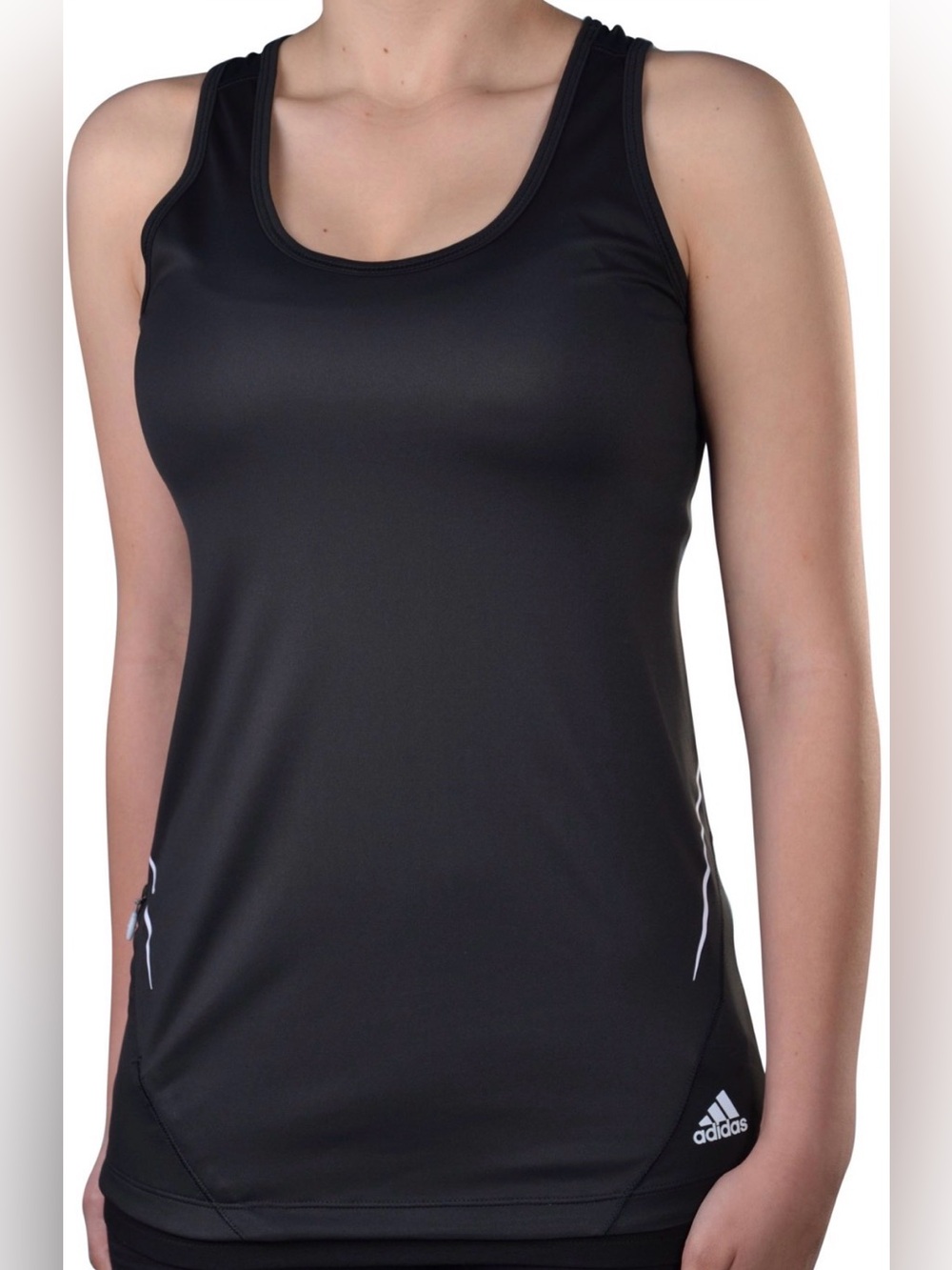 Adidas Racerback athletic black top size L